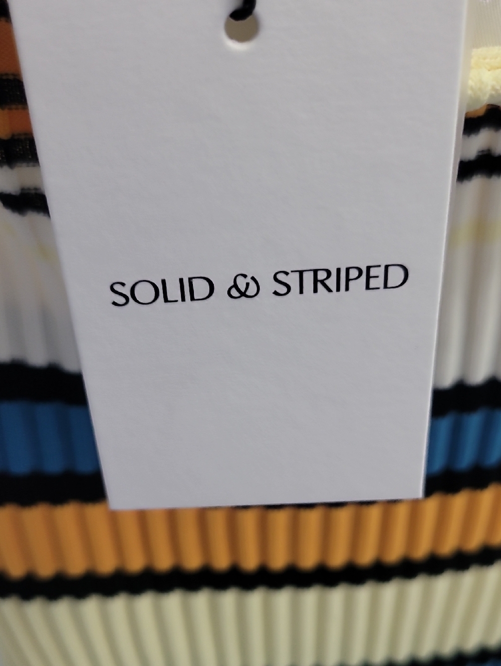 Solid & Striped The Caroline Strapless Maxi Dress S Variegated Stripe Knit NWT - Picture 7 of 10